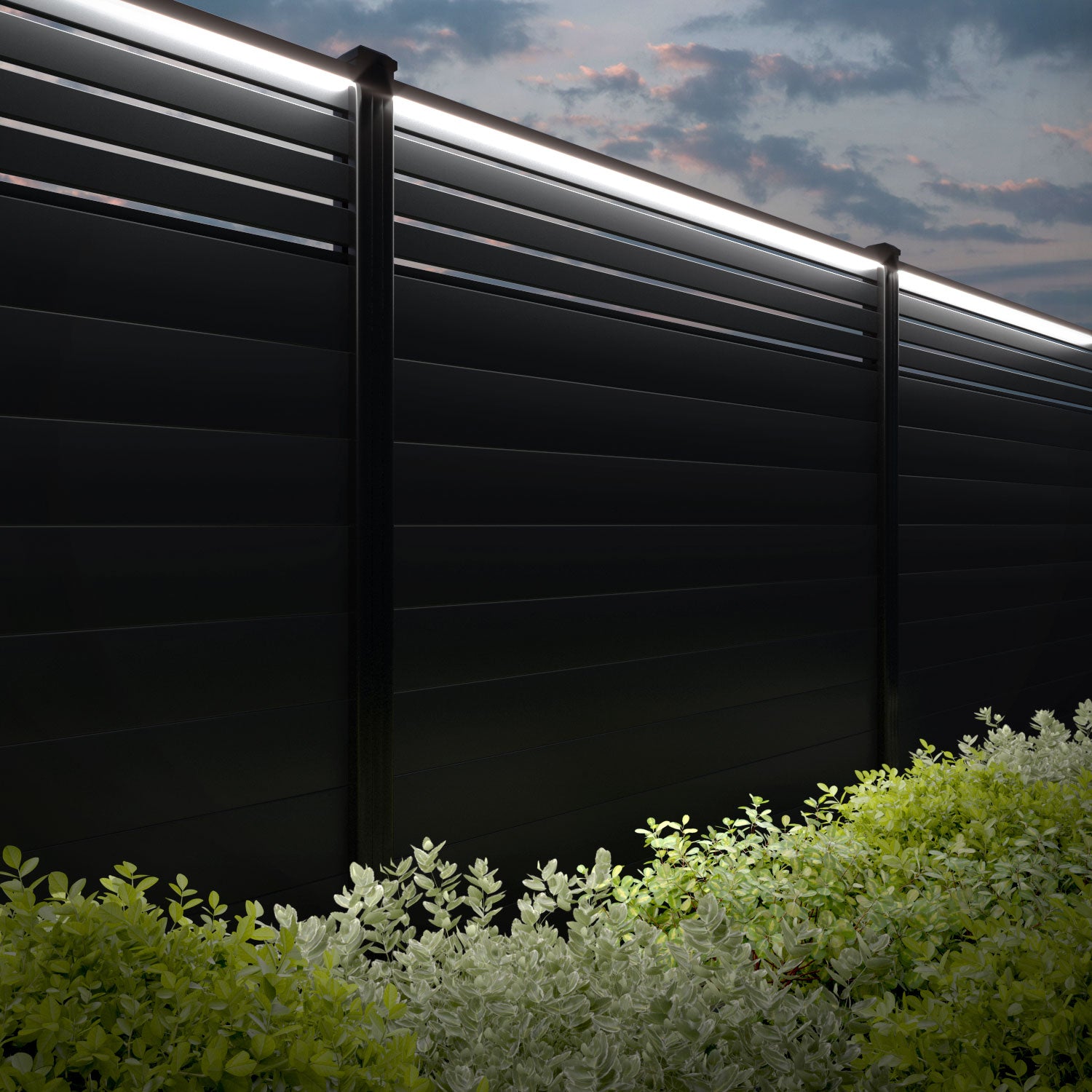 Milton Aluminium Fence Panel - with our aluminium posts