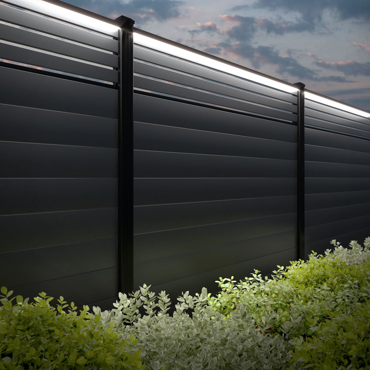 Milton Aluminium Fence Panel - with our aluminium posts