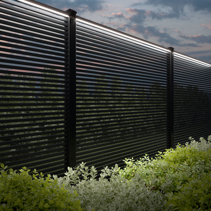 Toledo Aluminium Fence Panel - with our aluminium posts