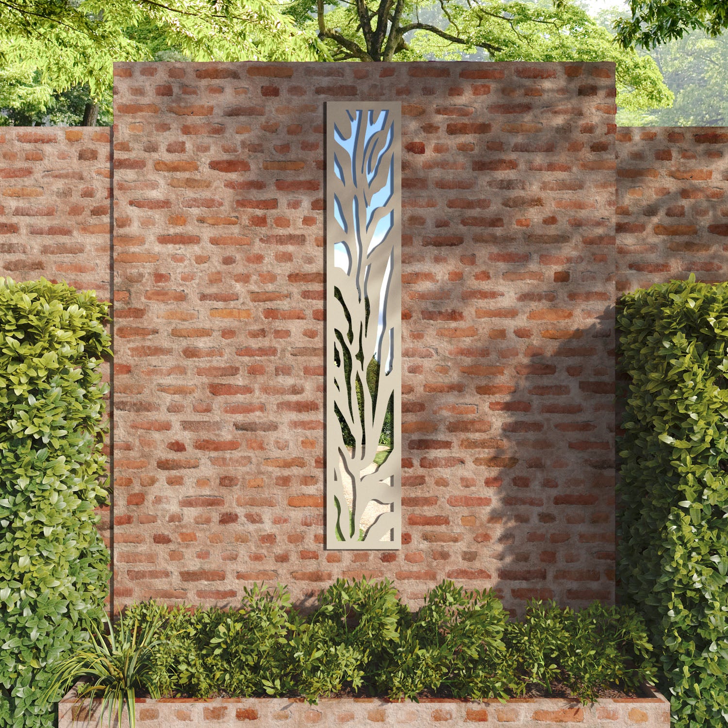 Malawi outdoor decorative mirrored panel