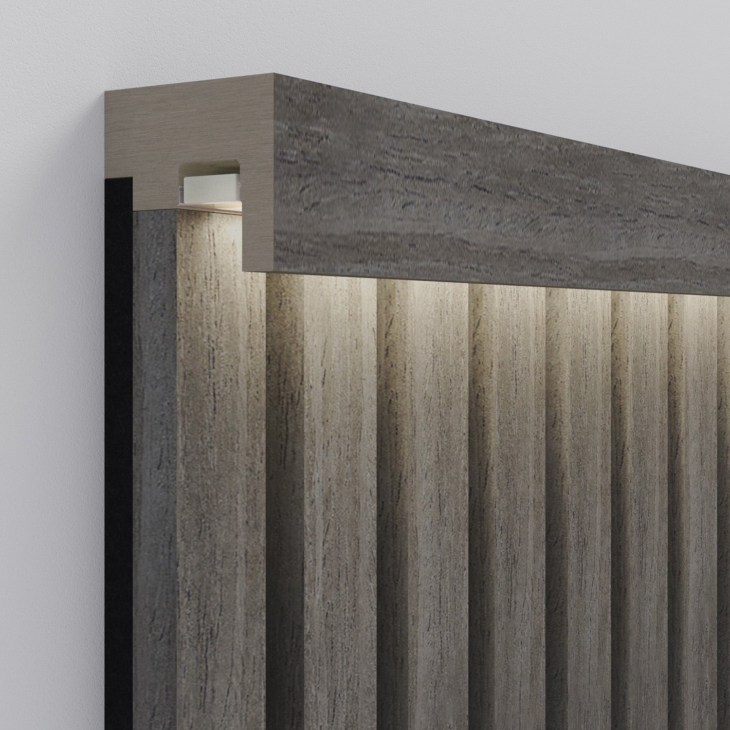 InsuSlat™ - Top Trim Batten - Mid Grey