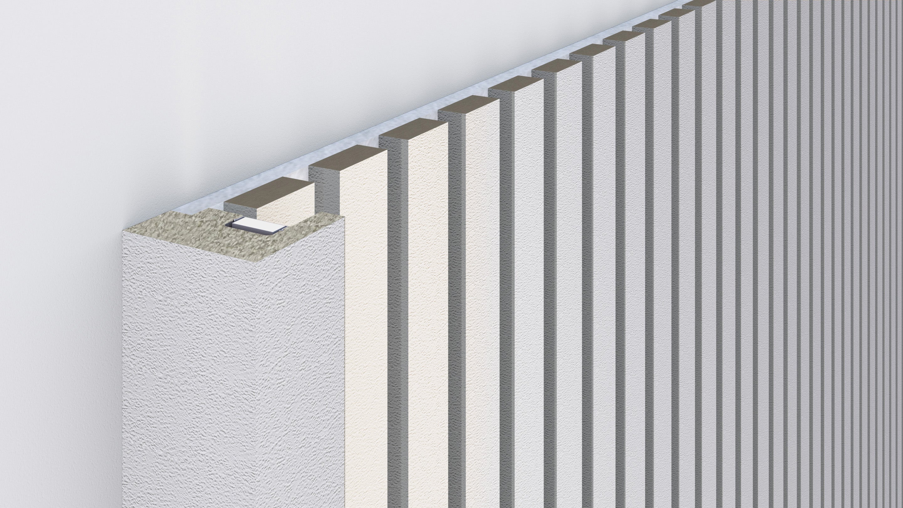 InsuSlat™ - Pair of Side Trim Battens - Off White