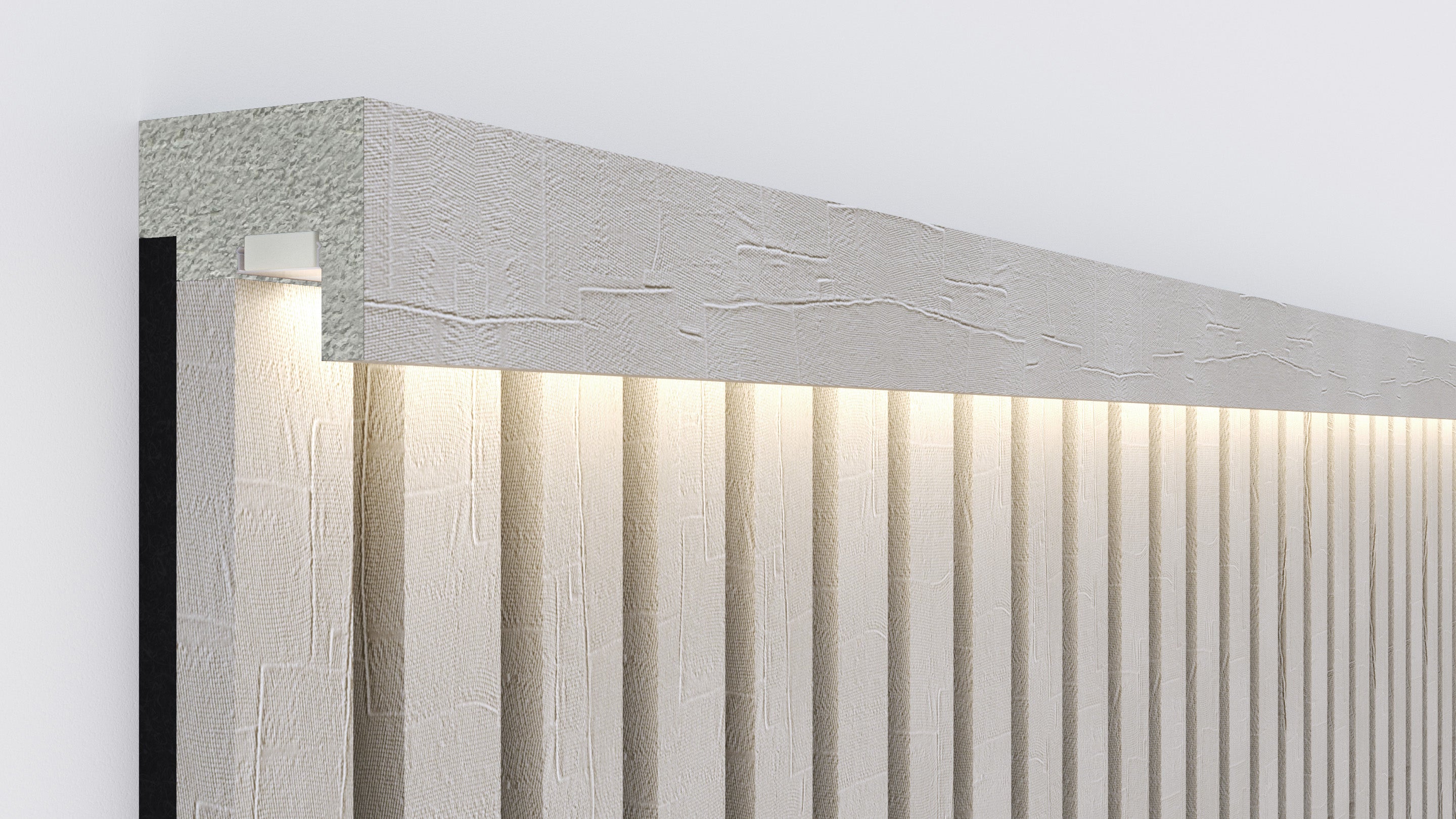 InsuSlat™ - Top Trim Batten - Oxford Stone
