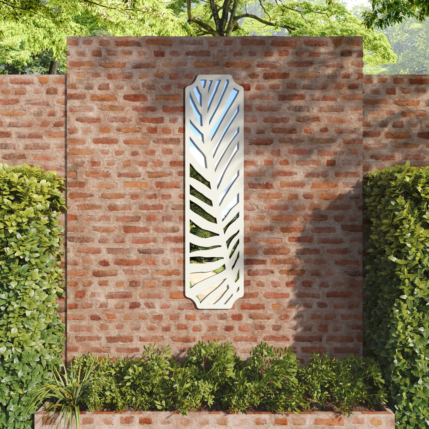Palm Regal Decorative Mirrored Panel