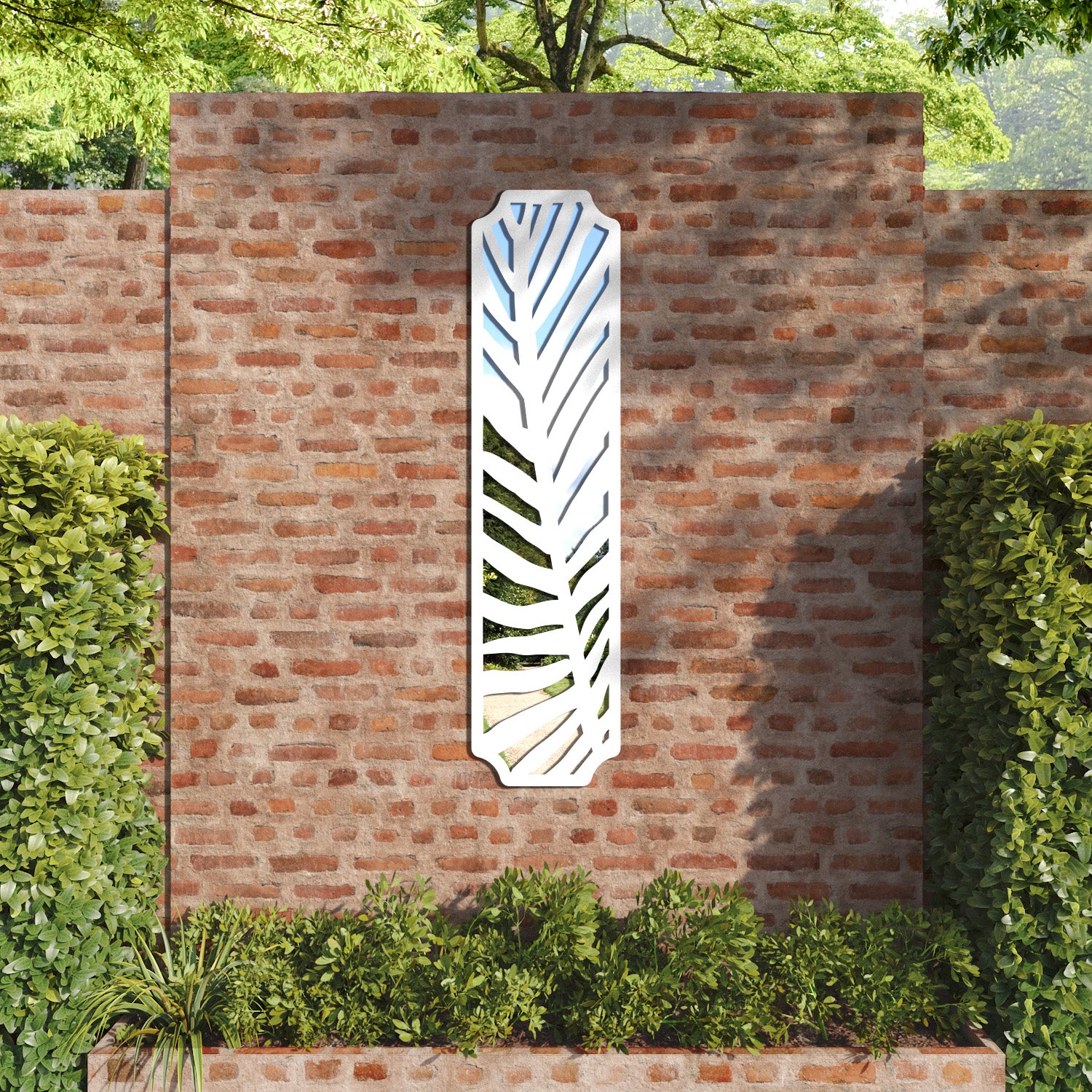 Palm Regal Decorative Mirrored Panel