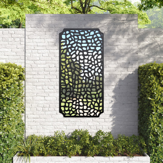 Pebble Regal Decorative Mirrored Panel