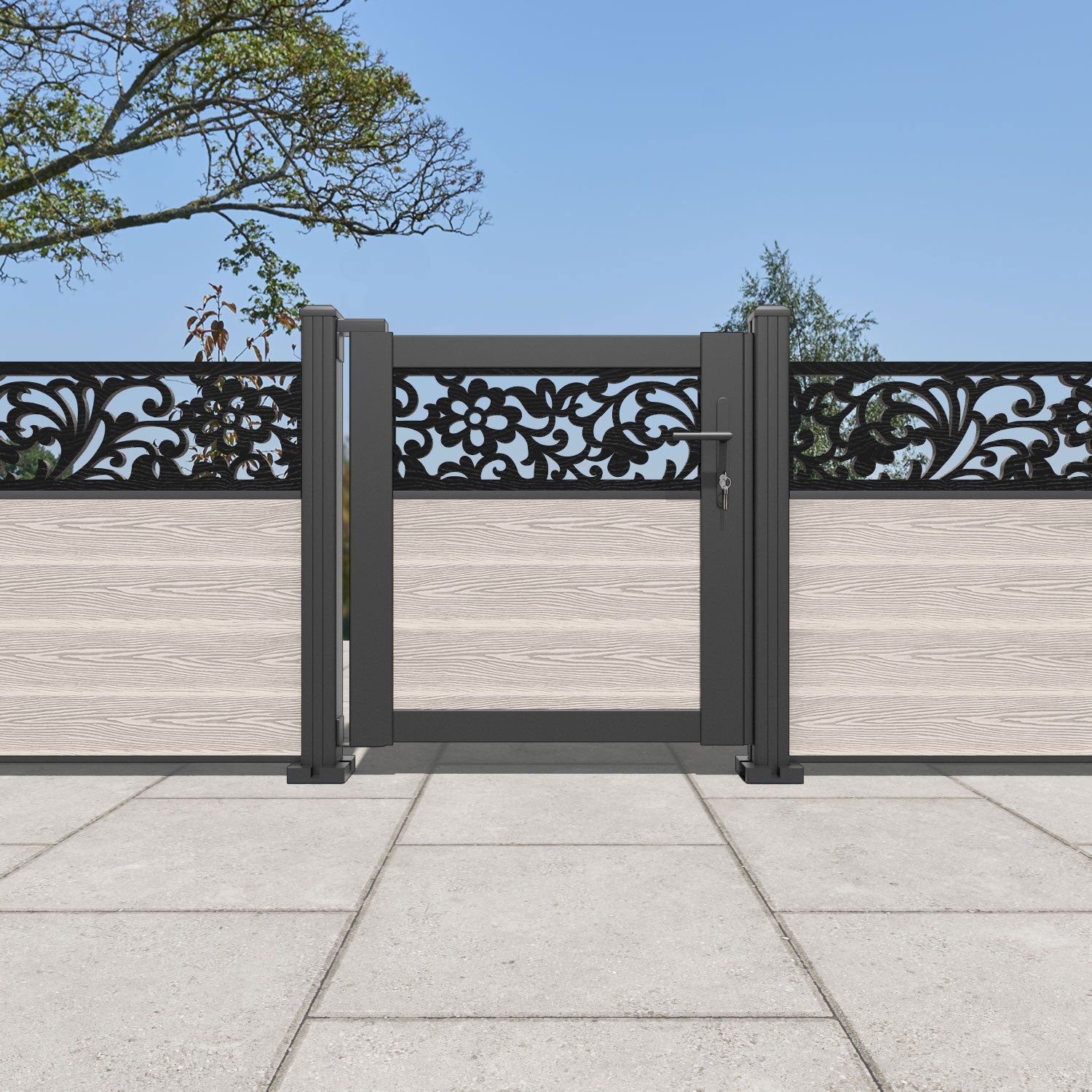 Classic Eden Pedestrian Gate - Mid Stone