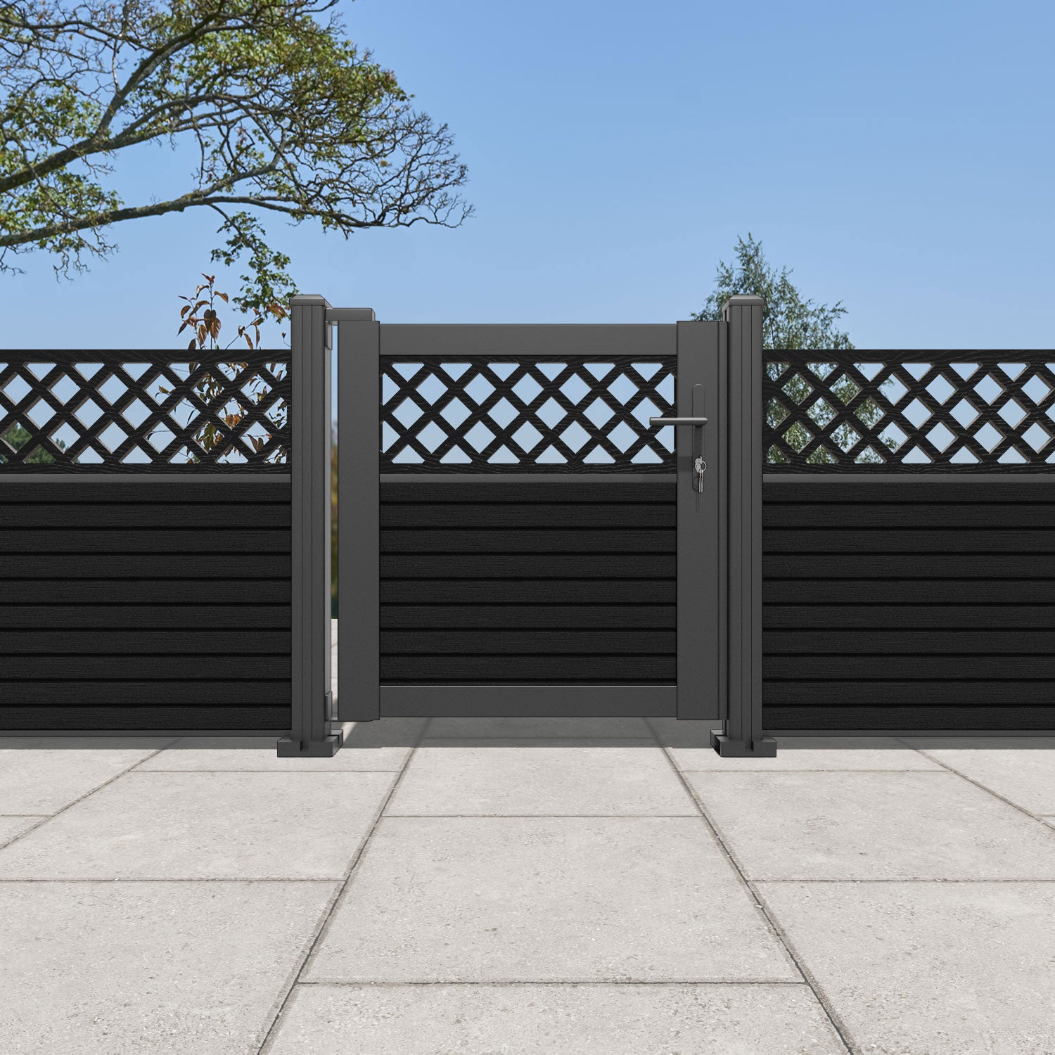 Hudson Hive Pedestrian Gate - Black