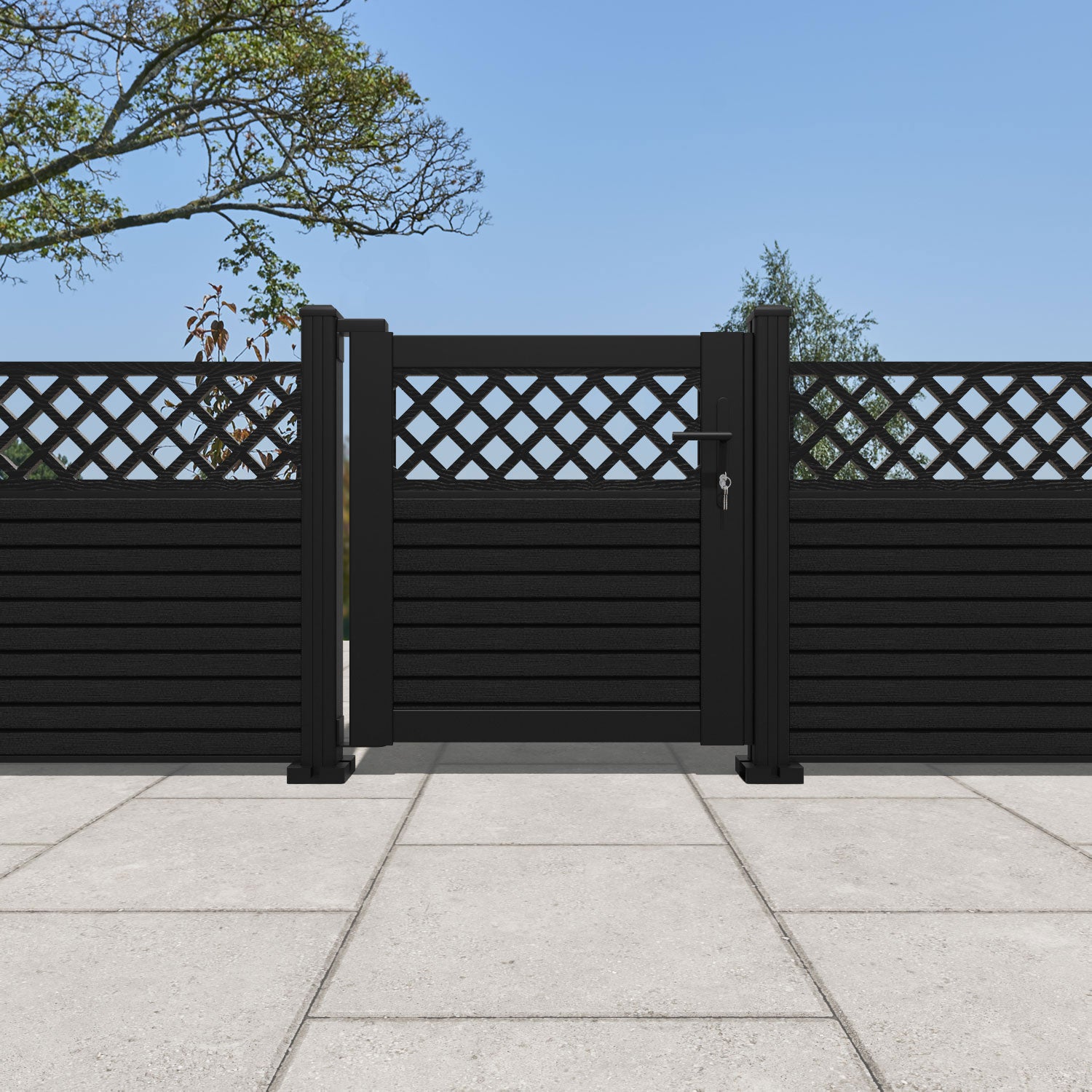 Hudson Hive Pedestrian Gate - Black
