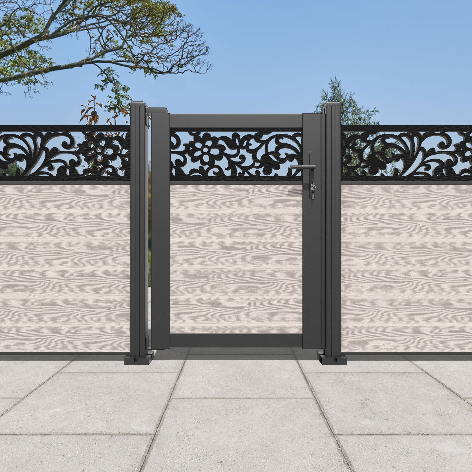 Classic Eden Pedestrian Gate - Mid Stone