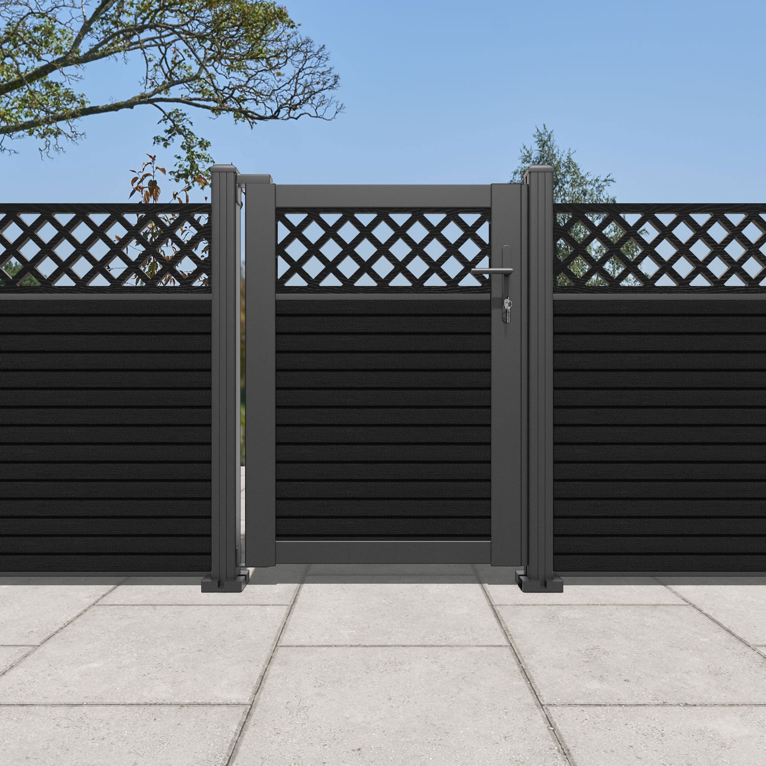 Hudson Hive Pedestrian Gate - Black