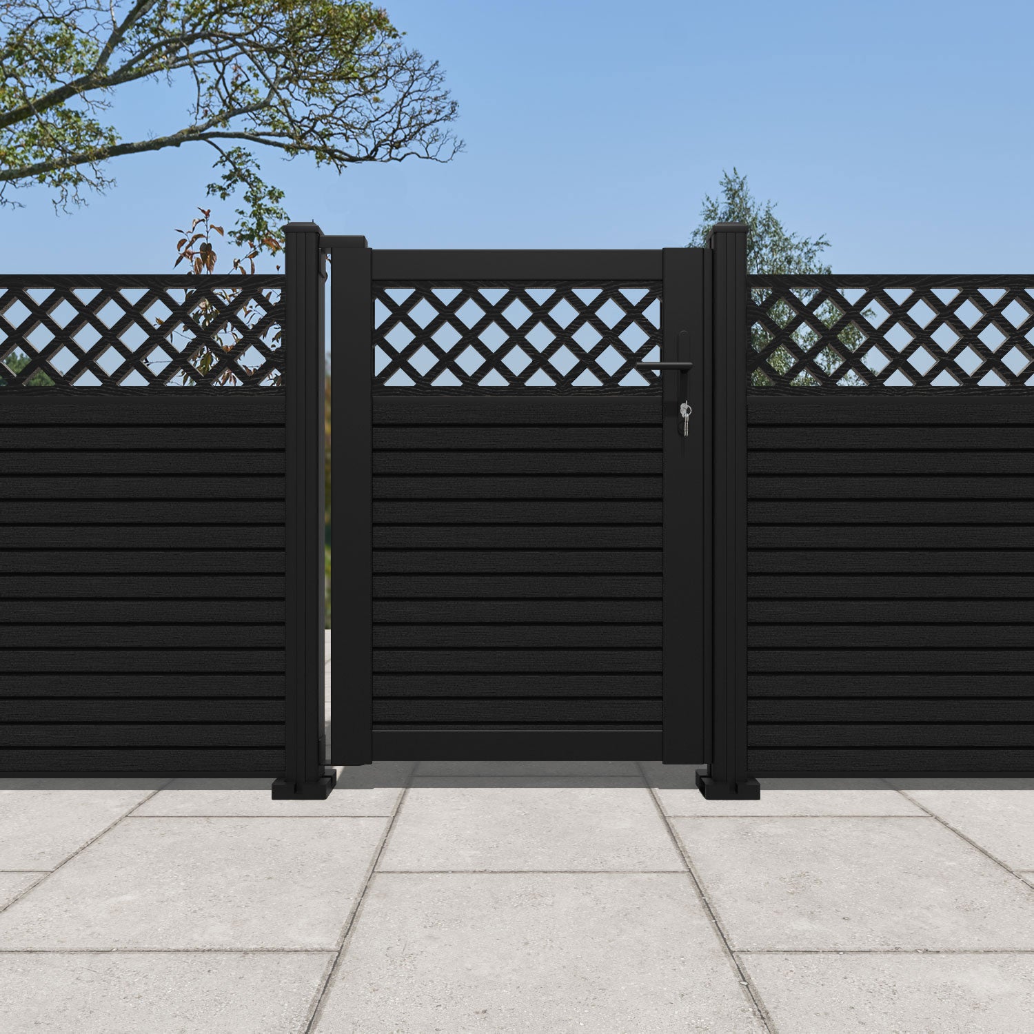 Hudson Hive Pedestrian Gate - Black