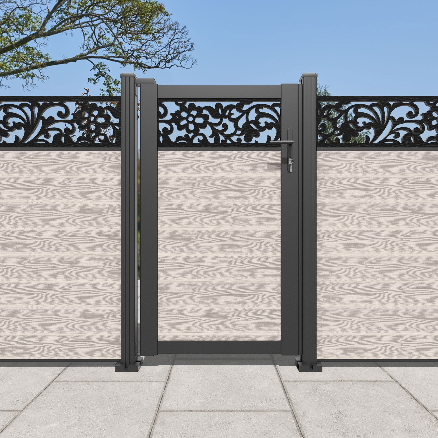 Classic Eden Pedestrian Gate - Mid Stone