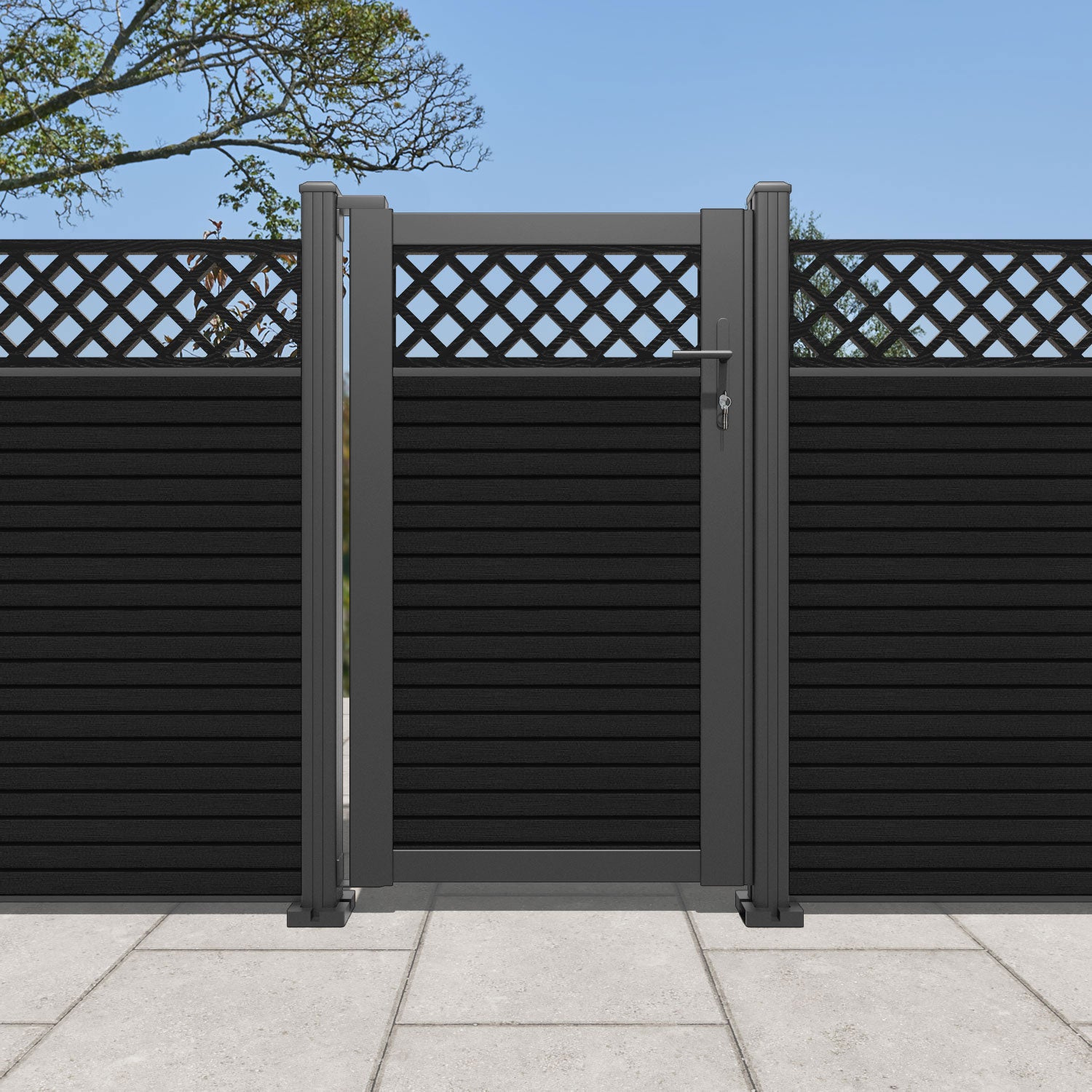 Hudson Hive Pedestrian Gate - Black
