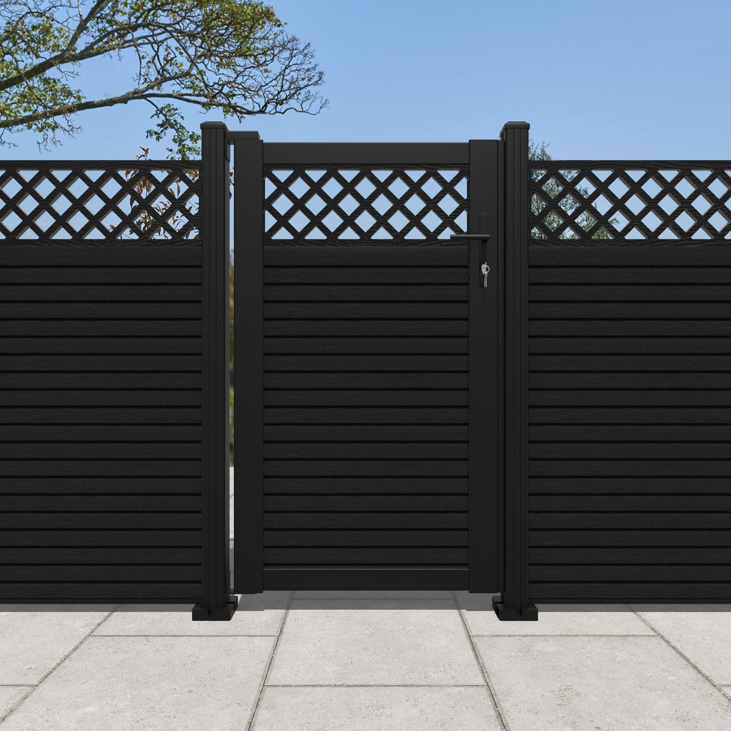 Hudson Hive Pedestrian Gate - Black