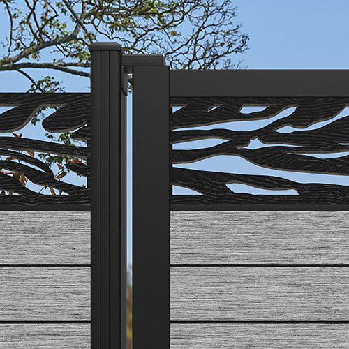 Fusion Malawi Pedestrian Gate - Light Grey