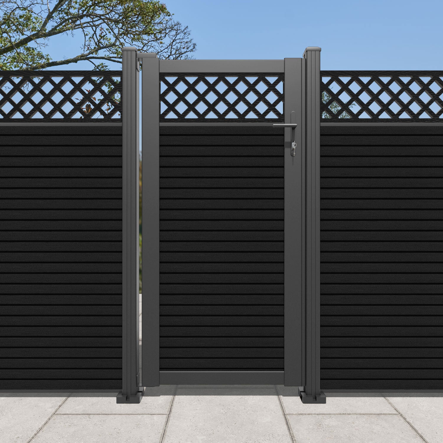 Hudson Hive Pedestrian Gate - Black