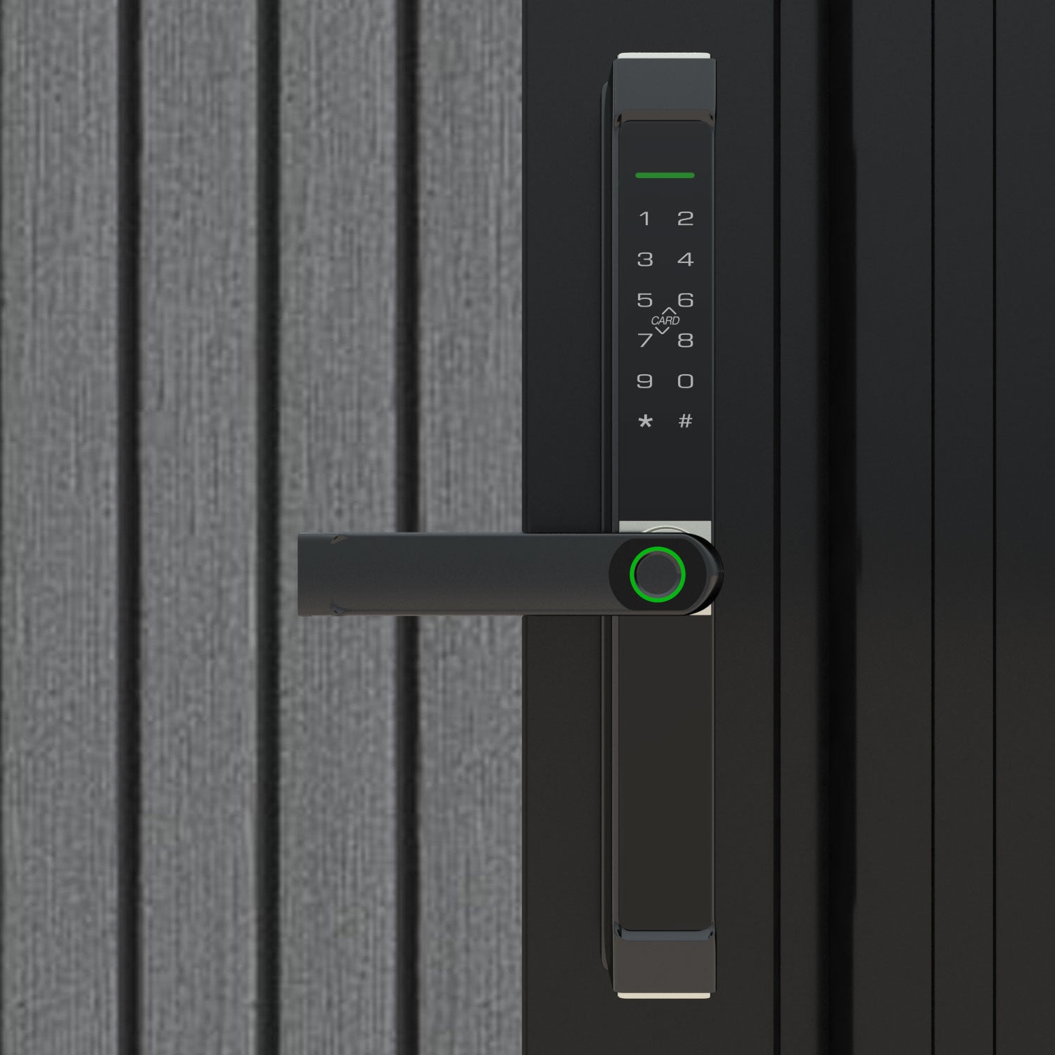 Virtis Ambar Pedestrian Gate - Mid Grey