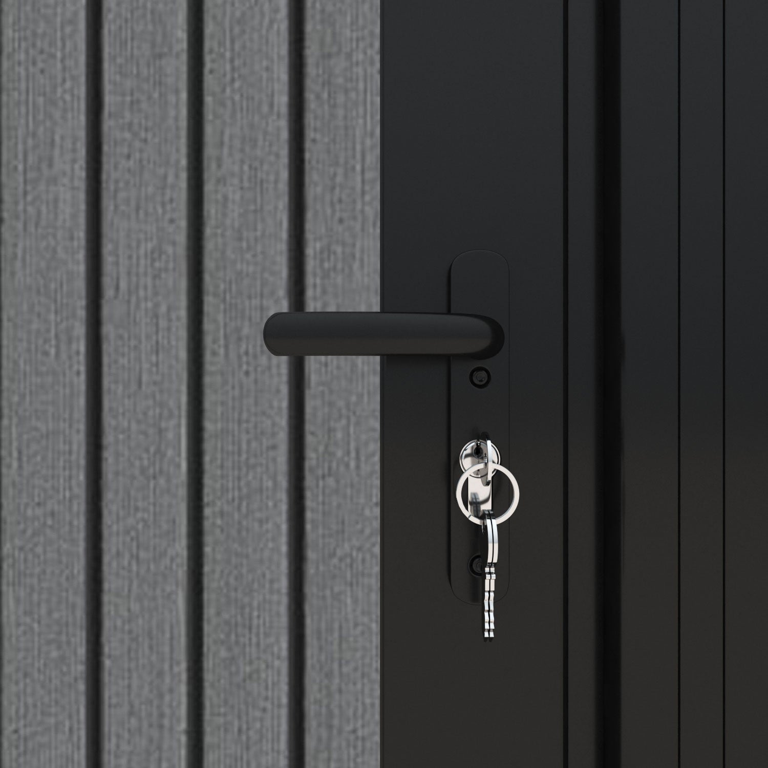 Virtis Ambar Pedestrian Gate - Mid Grey