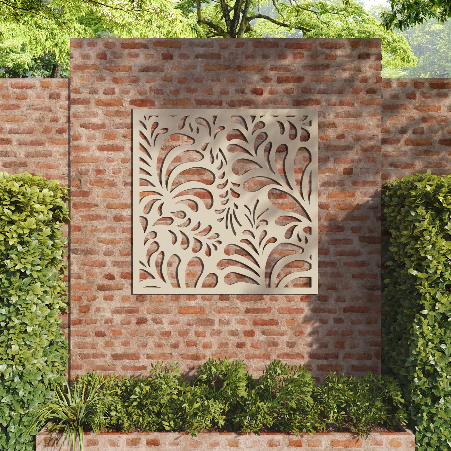 Petal decorative panel
