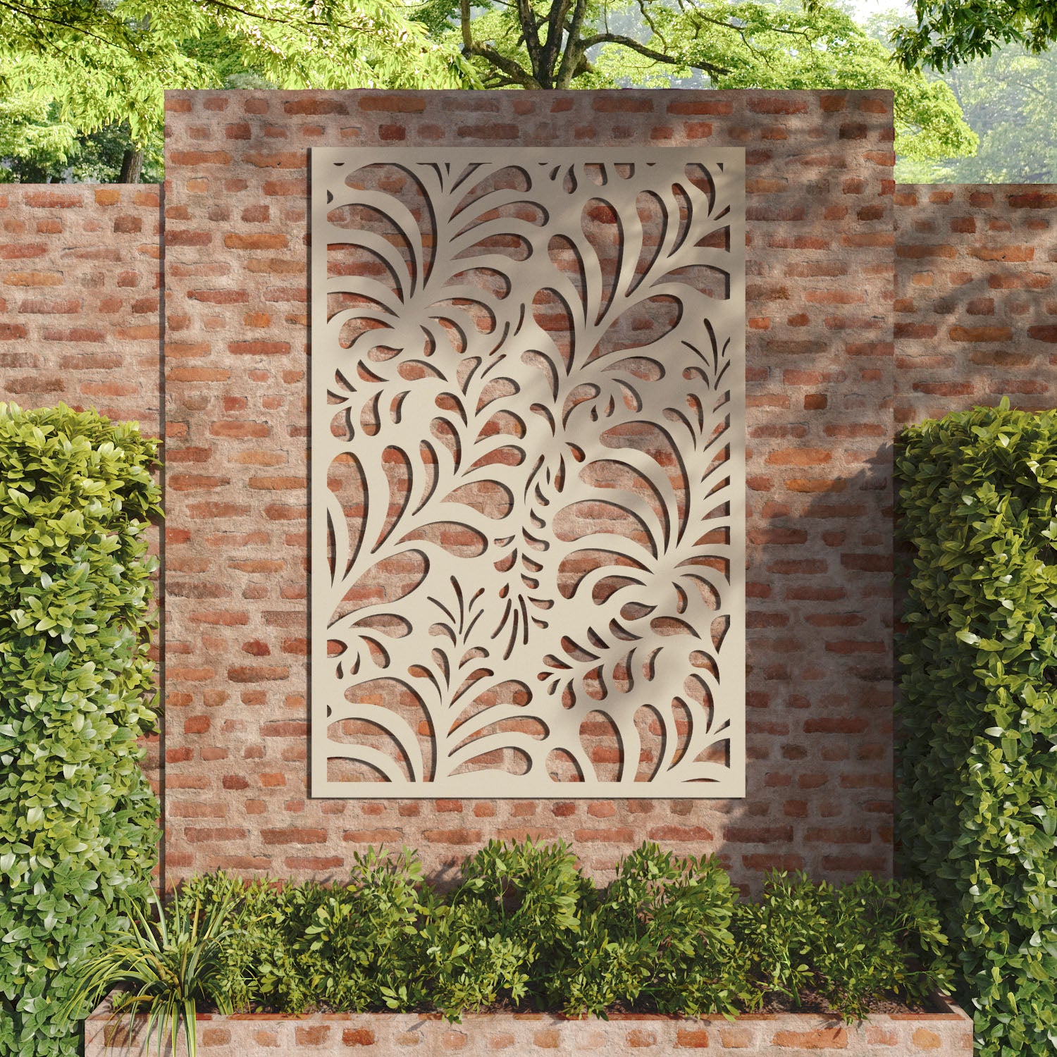 Petal decorative panel