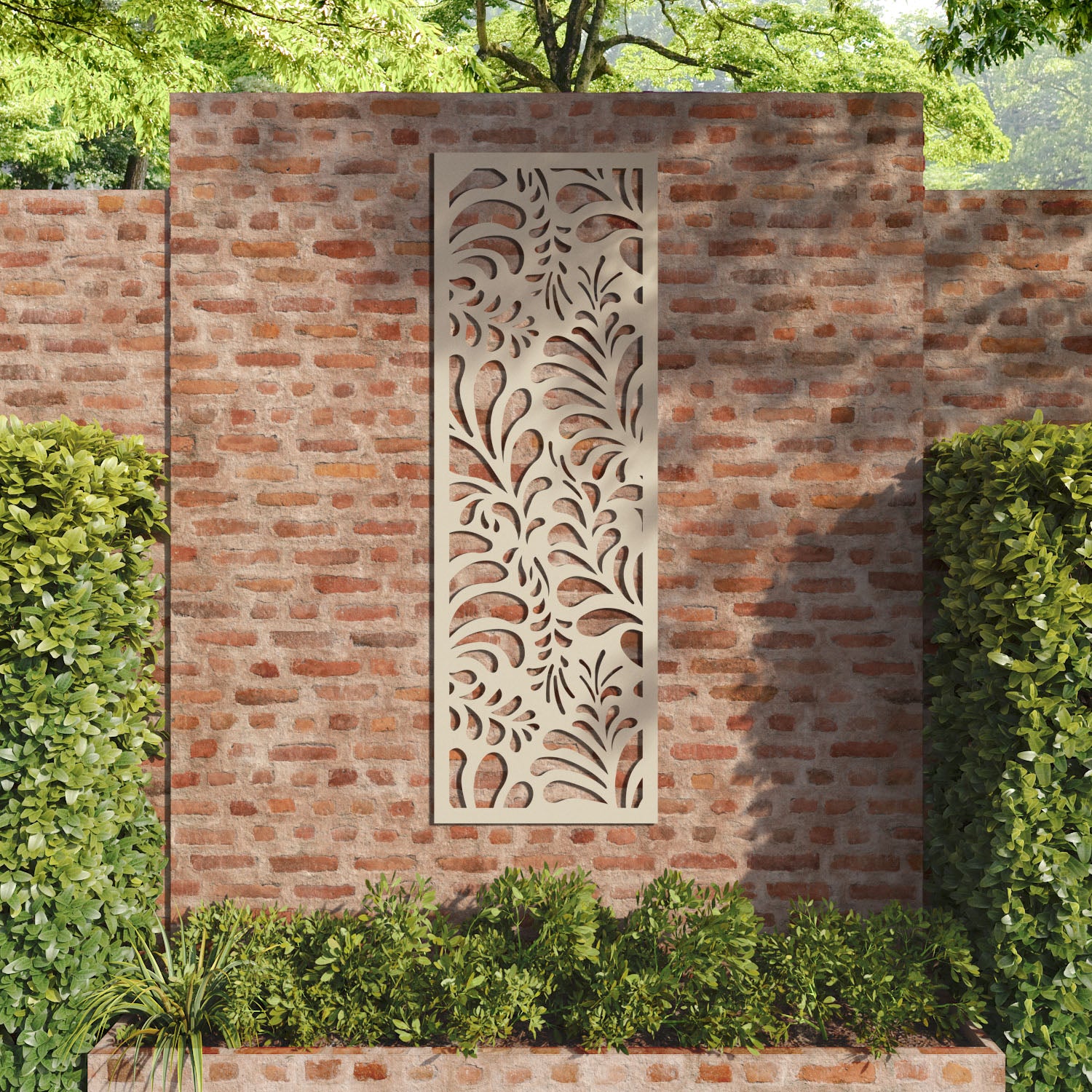 Petal decorative panel