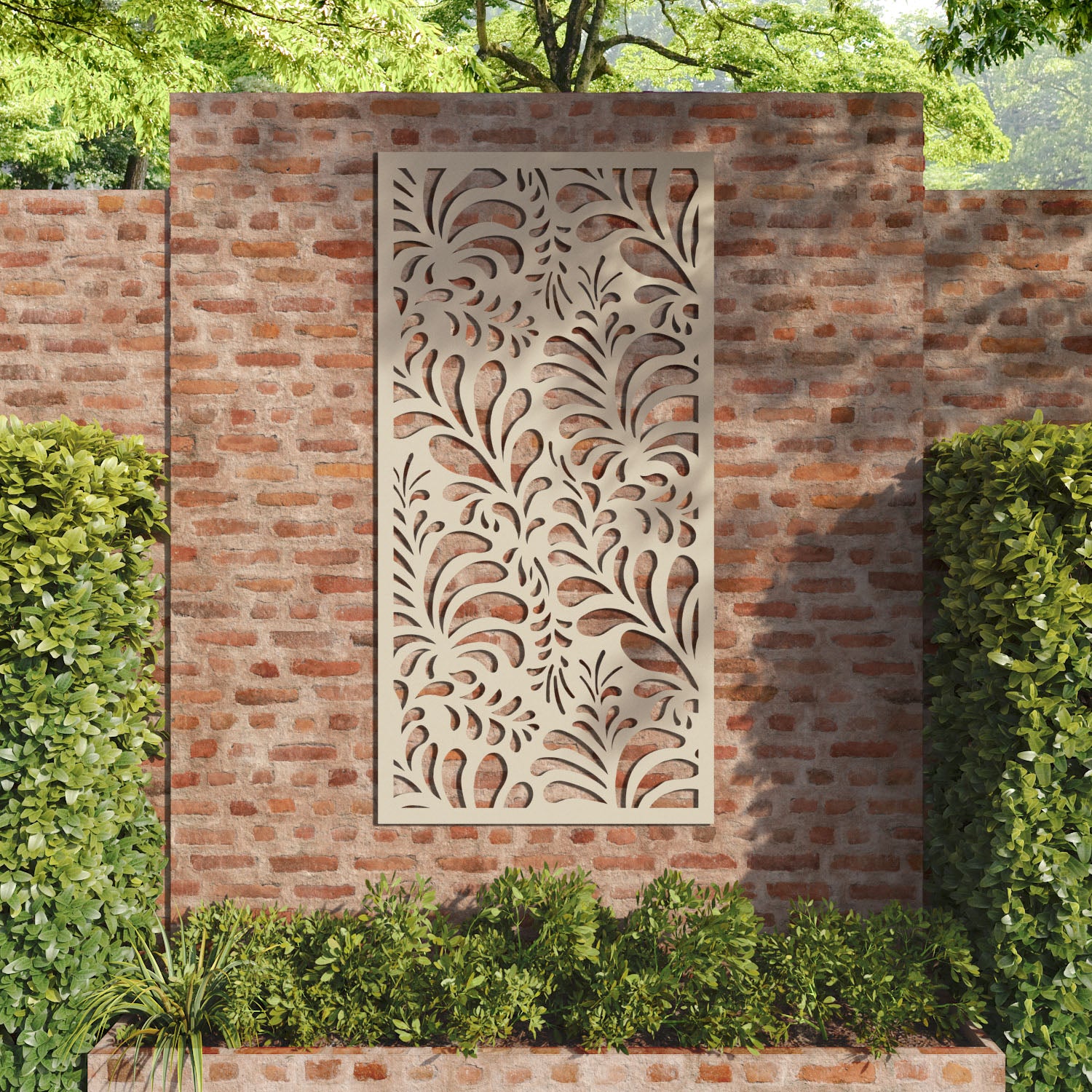 Petal decorative panel