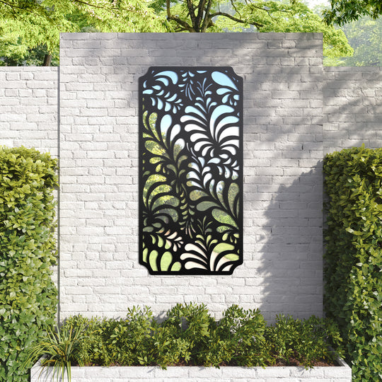 Petal Regal Decorative Mirrored Panel