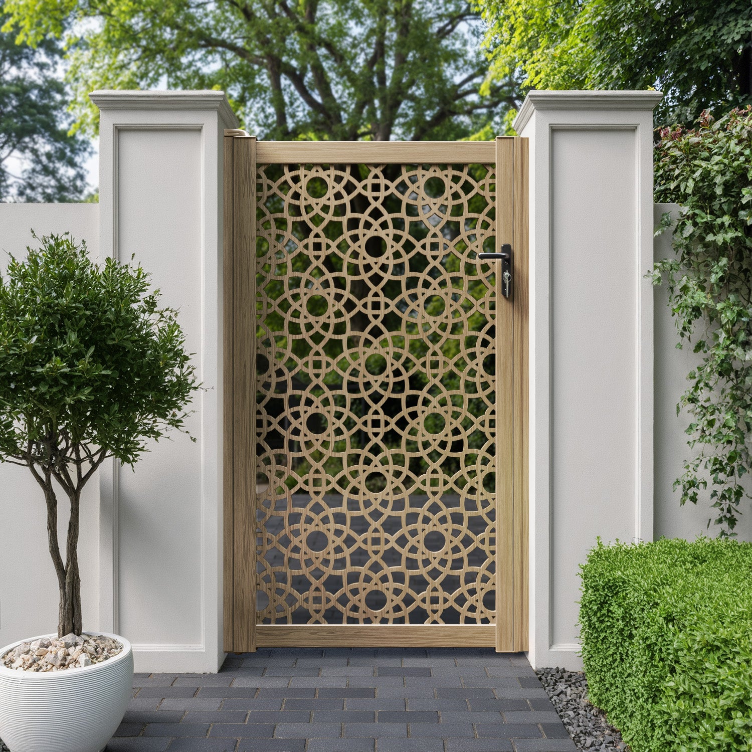 Ambar Aluminium Full screen Pedestrian Gate