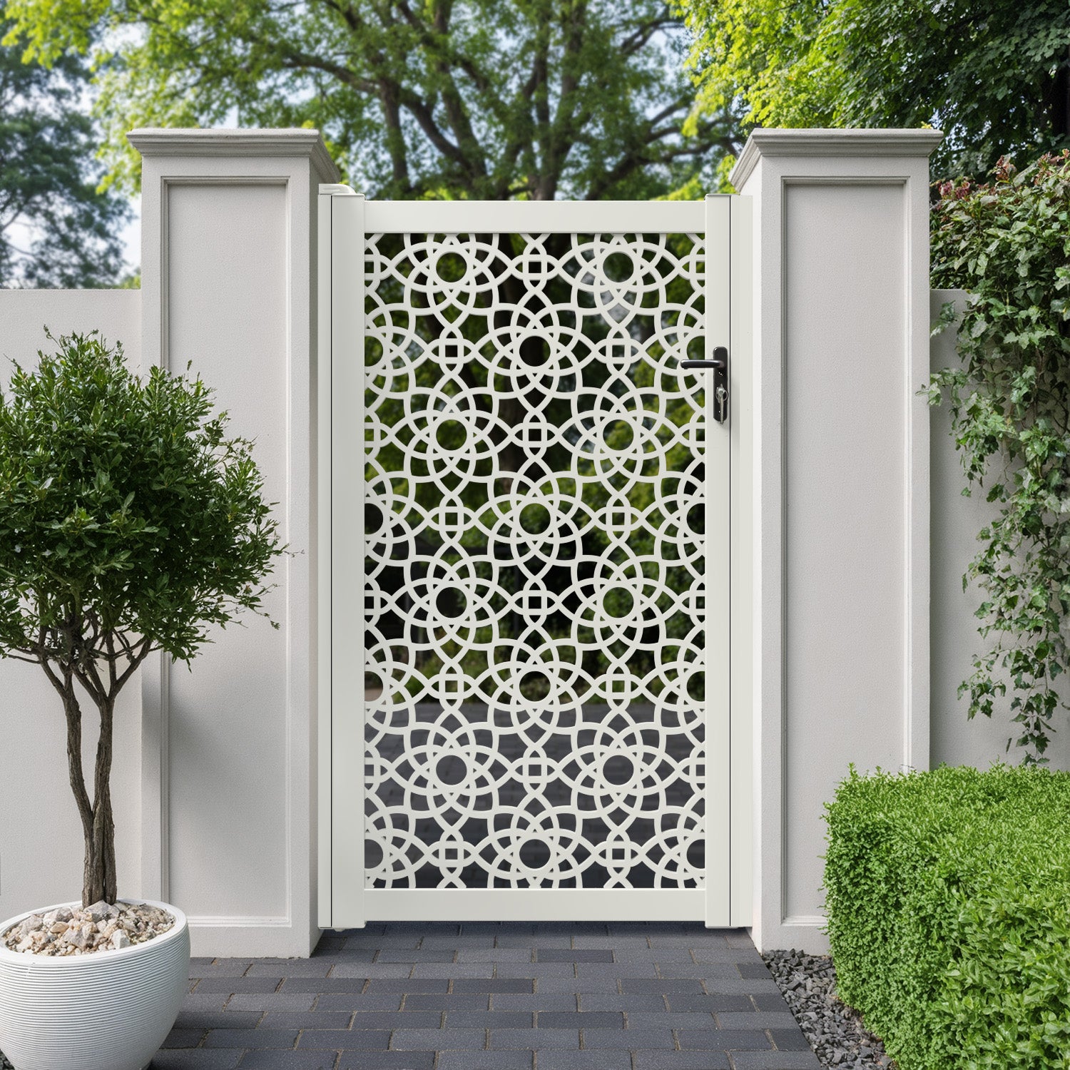 Ambar Aluminium Full screen Pedestrian Gate