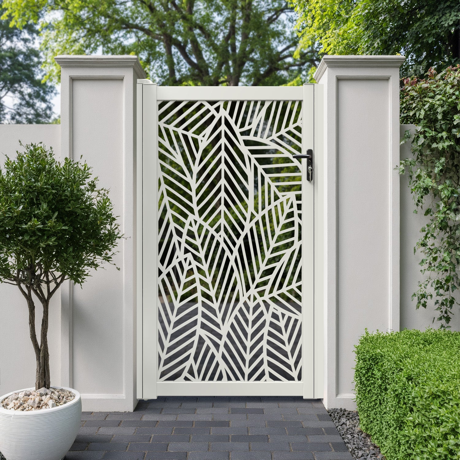 Habitat Aluminium Full screen Pedestrian Gate