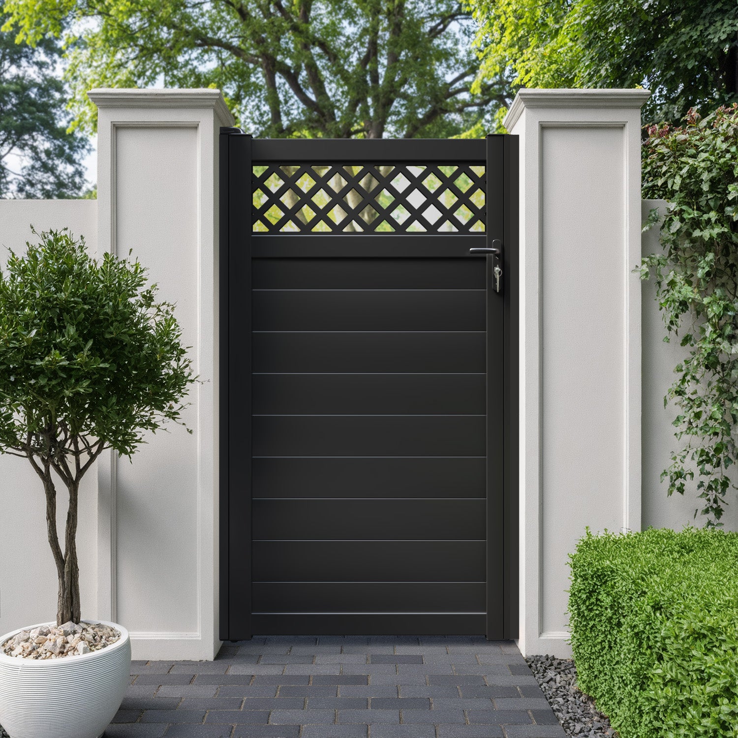 Hive Aluminium Straight Top Pedestrian Gate