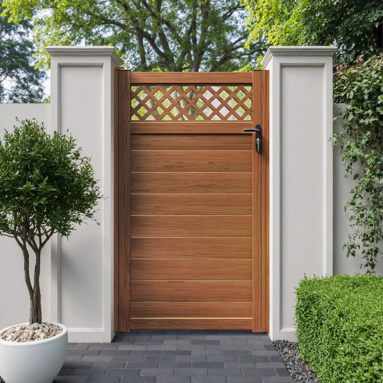 Hive Aluminium Straight Top Pedestrian Gate