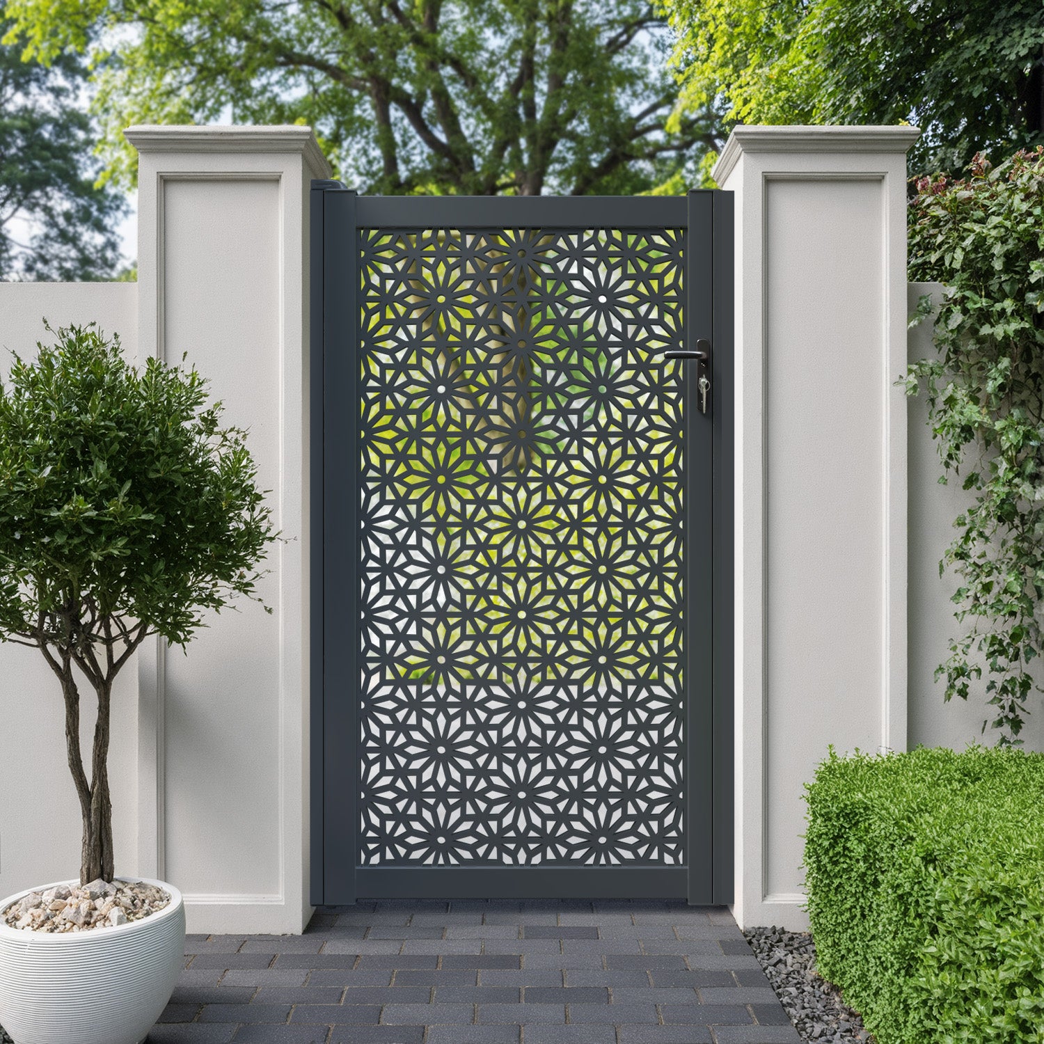 Narwa Aluminium Full screen Pedestrian Gate