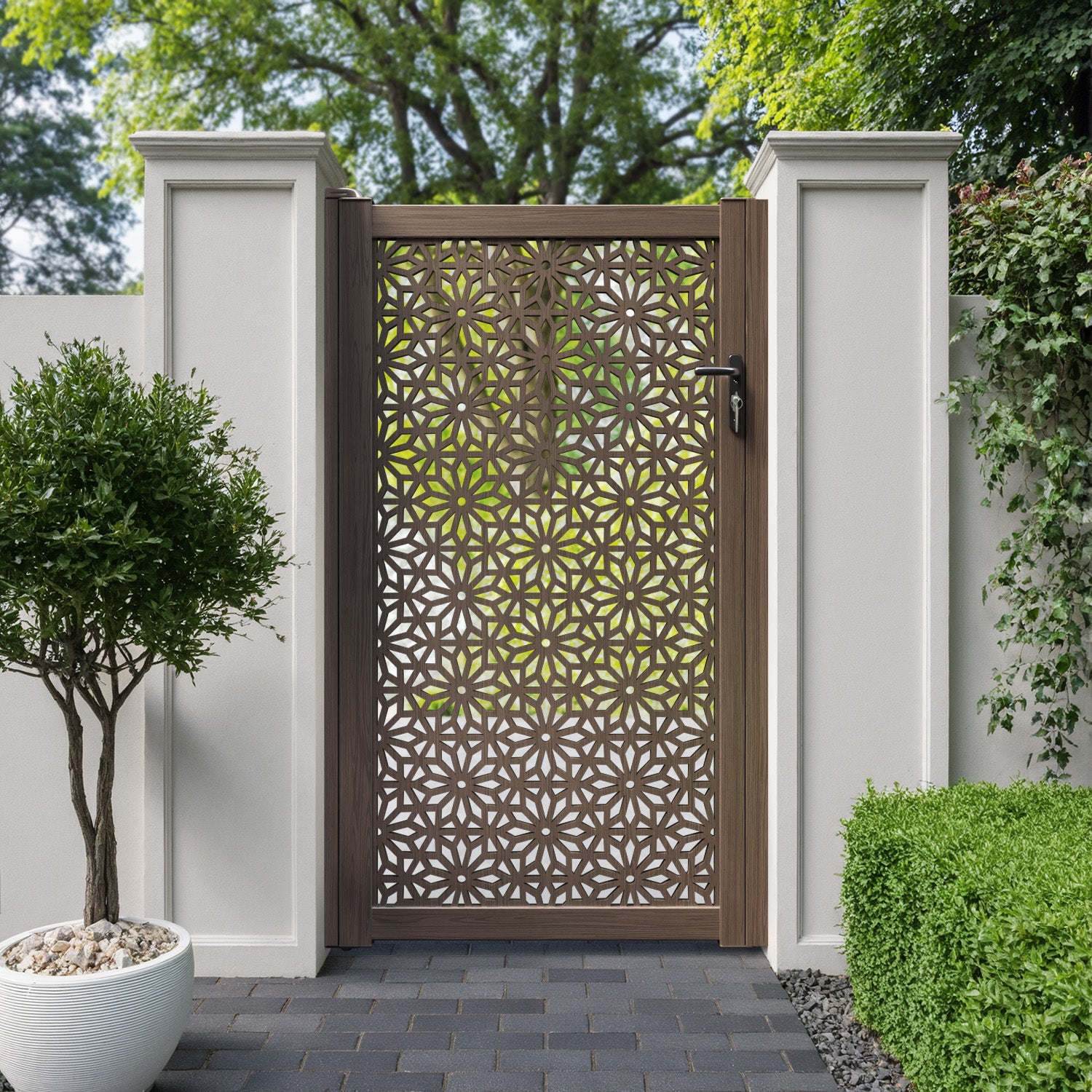 Narwa Aluminium Full screen Pedestrian Gate