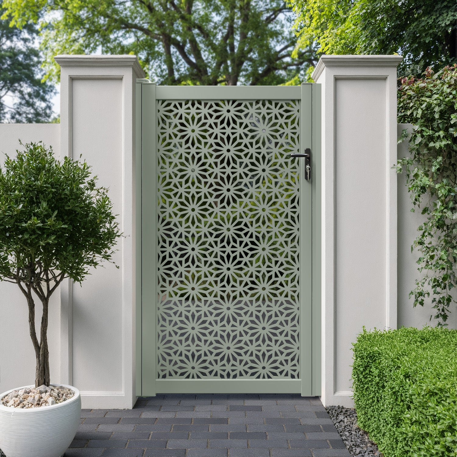 Narwa Aluminium Full screen Pedestrian Gate