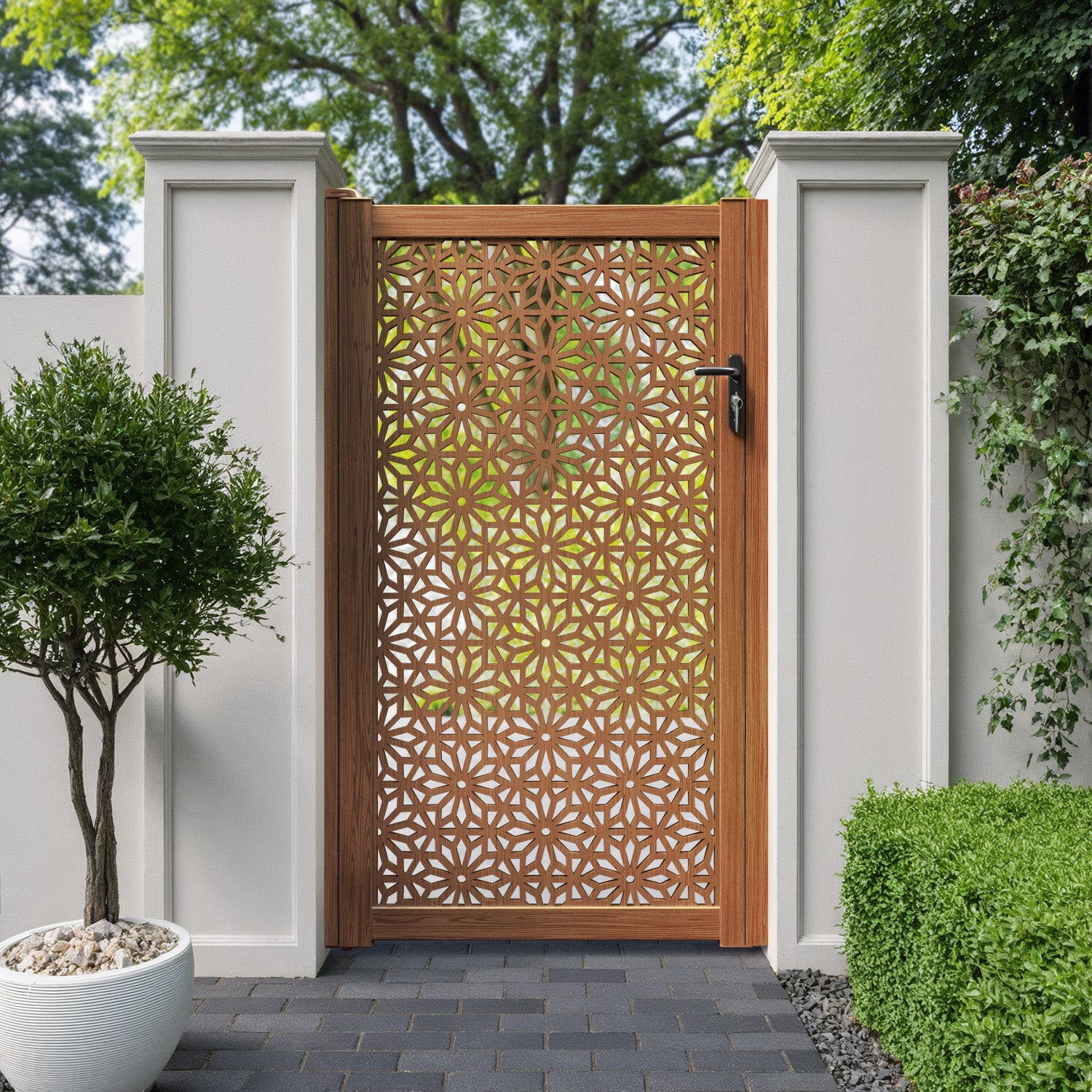 Narwa Aluminium Full screen Pedestrian Gate