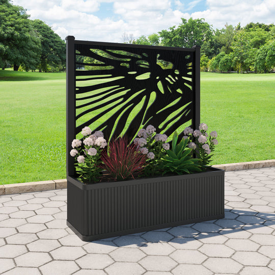 Plumley - Extra Large Low Planter - Poppy Screen