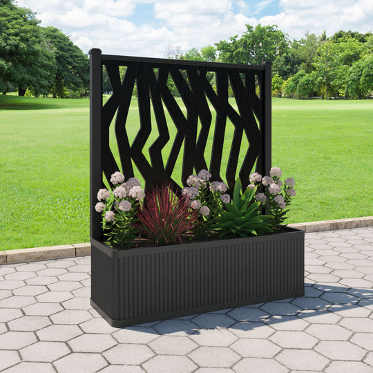 Plumley Extra Large Low Planter with Zenith Screen