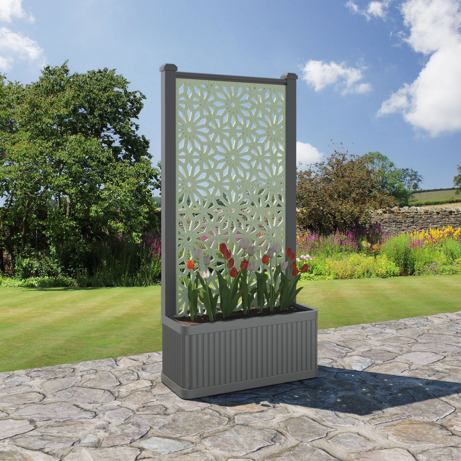 Plumley Medium Planter with Narwa Screen