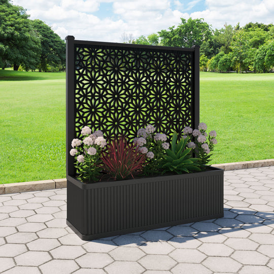 Plumley Extra Large Low Planter with Narwa Screen