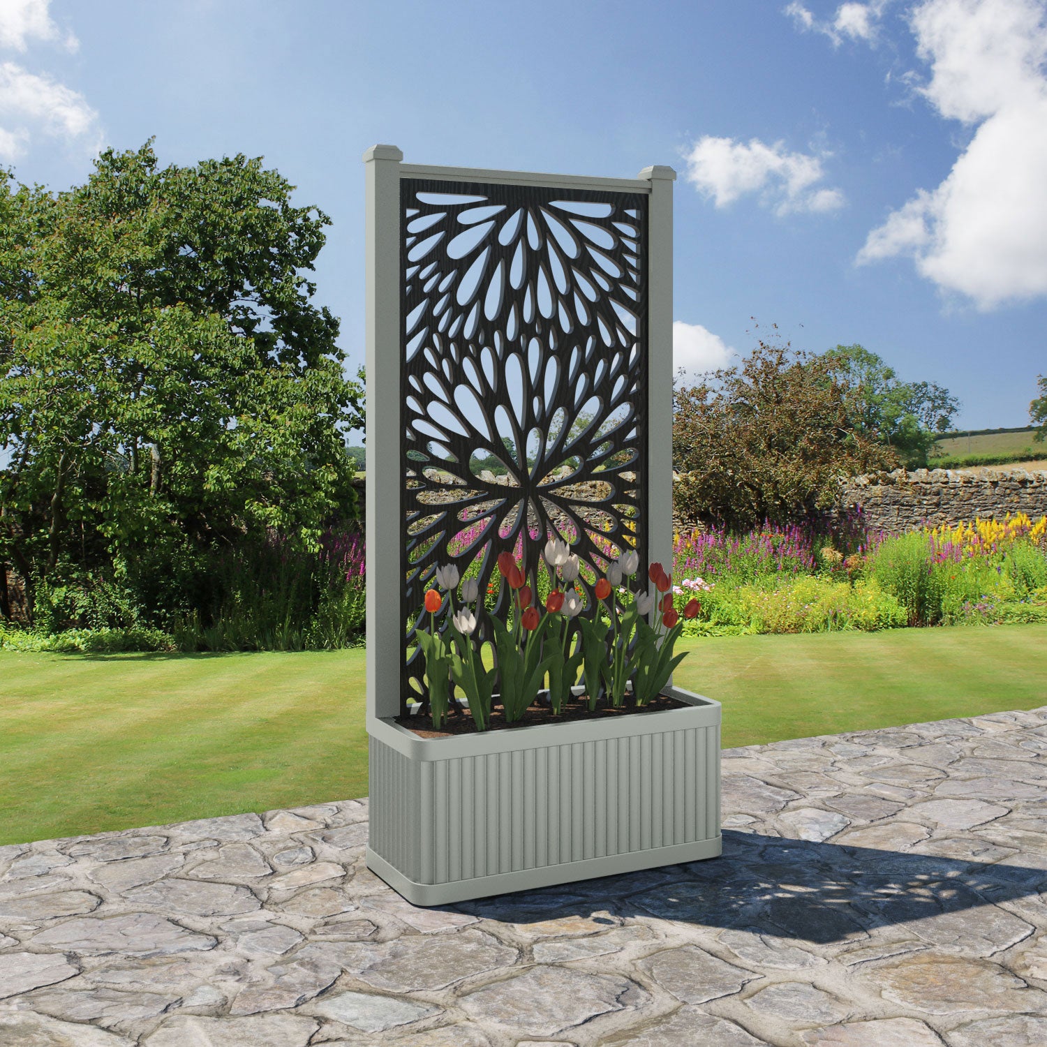 Plumley - Medium Planter - Blossom Screen
