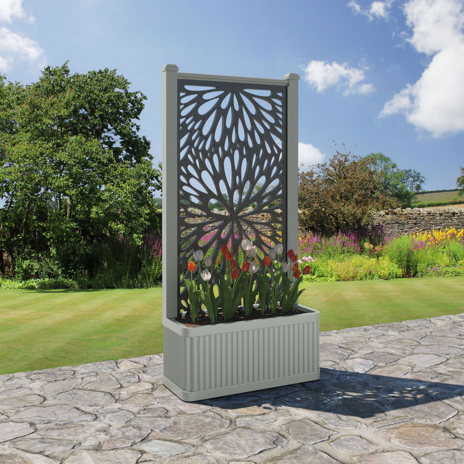 Plumley - Medium Planter - Blossom Screen