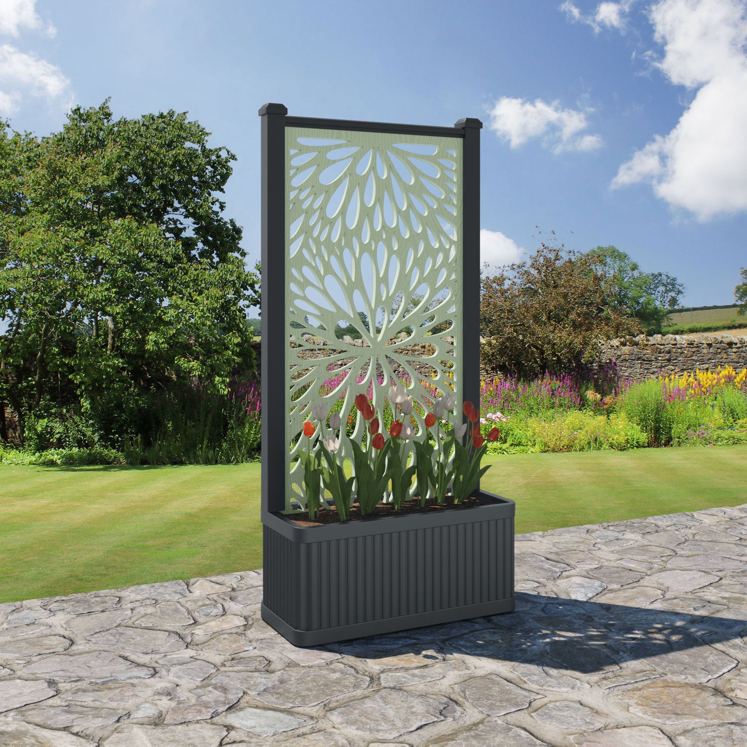 Plumley - Medium Planter - Blossom Screen