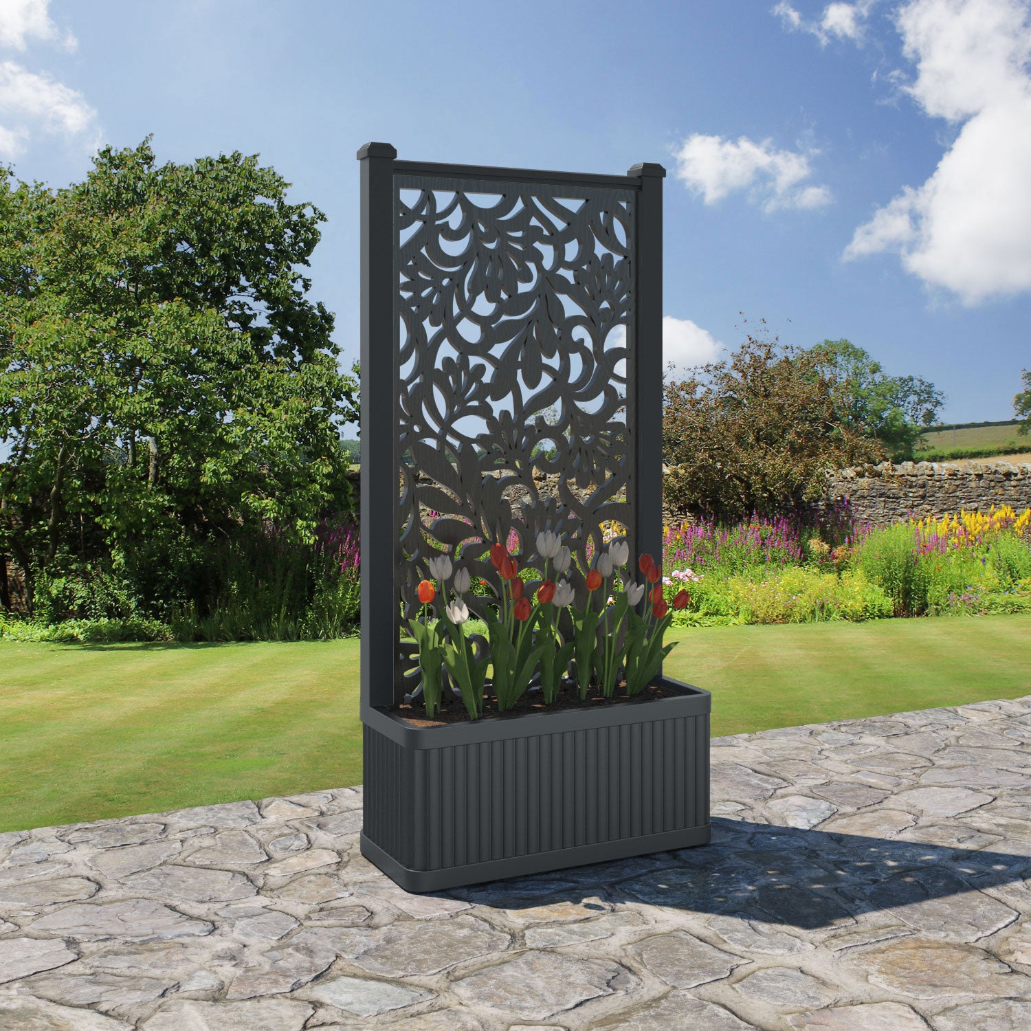 Plumley - Medium Planter - Heritage Screen