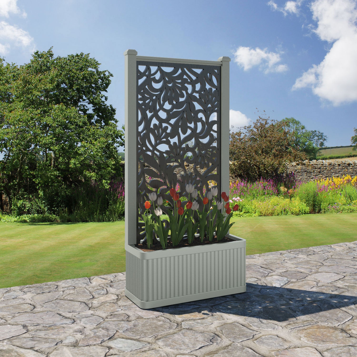 Plumley - Medium Planter - Heritage Screen