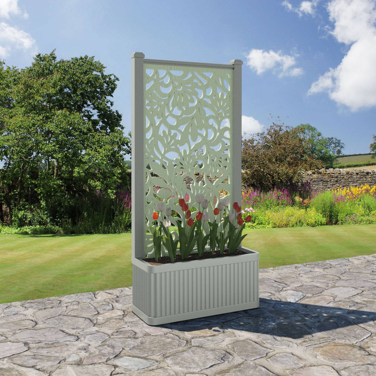 Plumley - Medium Planter - Heritage Screen