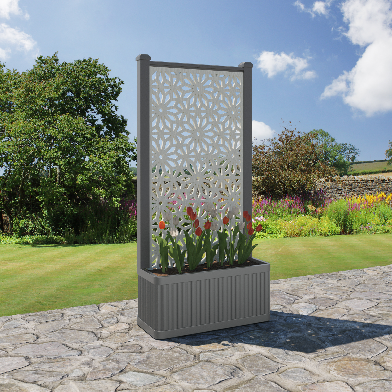 Plumley Medium Planter with Narwa Screen