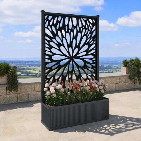 Plumley - Extra Large High Planter - Blossom Screen