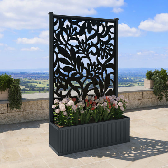 Plumley - Extra Large High Planter - Heritage Screen
